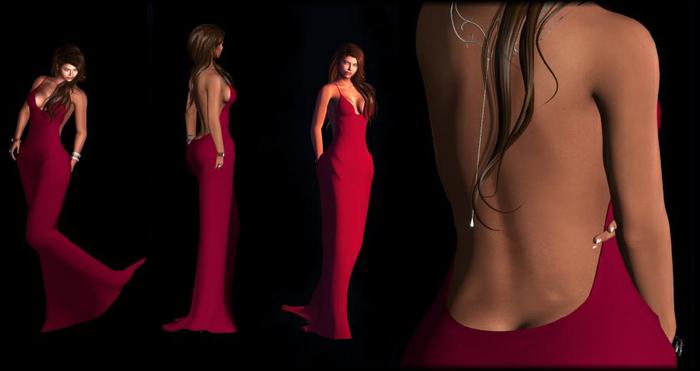 *TRB* - VALENTYNE GOWN RUBY