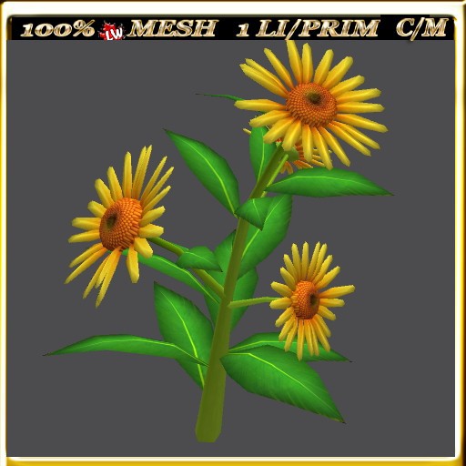 LW_ Mesh Daisy Plant - 2 (1 LI / Prim)