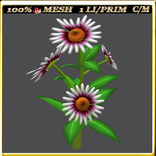 LW_ Mesh Daisy Plant - 6 (1 LI / Prim)