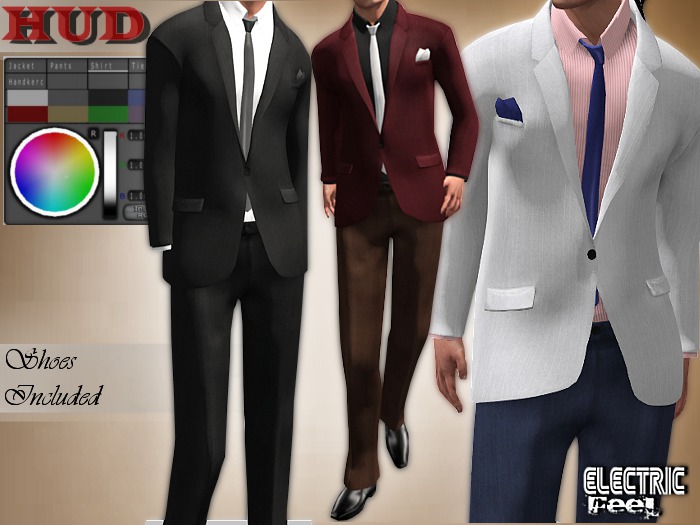 *-*Electric Feel*-* Ian (hud operated mesh suit + shoes)