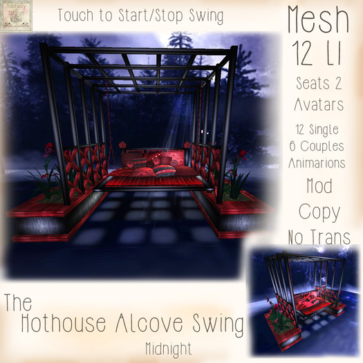 ~ASW~The Hothouse Alcove Swing~Midnight