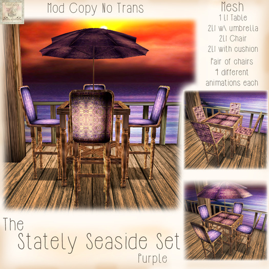 ~ASW~The Stately Seaside Set~Red