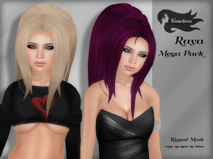 *NEW RELEASE* Tameless Hair Raya (MESH) - Mega Pack