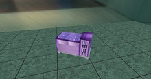 Baby Changing Table - Purple (Mesh)