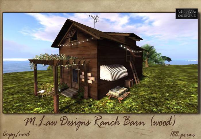 .:M.LAW:.  Ranch Barn Wood Box