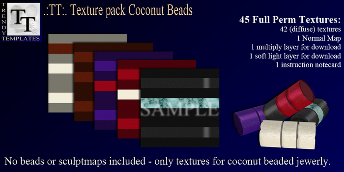 .:TT:. Texture Pack Coconut Beads