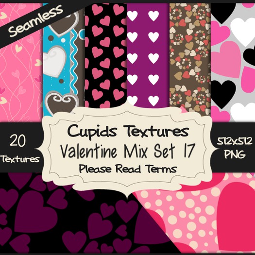 *Cupids Textures * 20 VALENTINE SET 17