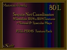 Sequin Net Coordinates Fabric Seamless Texture Materials Ready Full Perms High Res 1024x1024 Tileable, Repeating