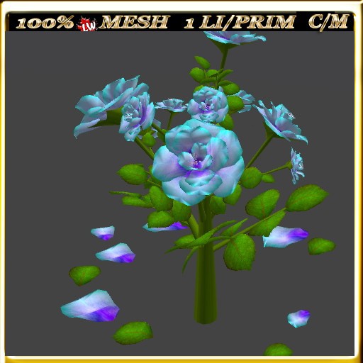 LW_ Mesh Rose Tree / Bush 13 (1 LI / Prim)