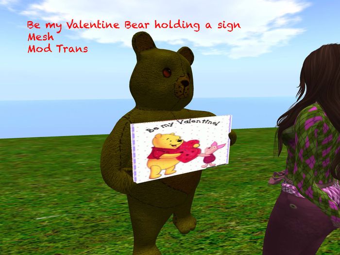Be my valentine bear