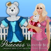 [K~*~S] Princess Valentine Bear - Red