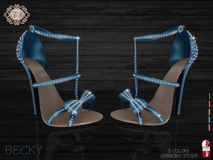 .:Ecce Bellus:. Becky Diamond Heels Boxed