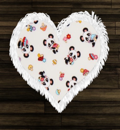 Pied Piper Baby Panda Fur Rug