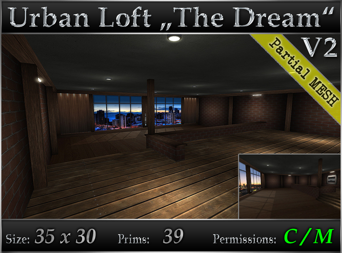 Urban Loft "The Dream" - Loft Skybox - Mesh