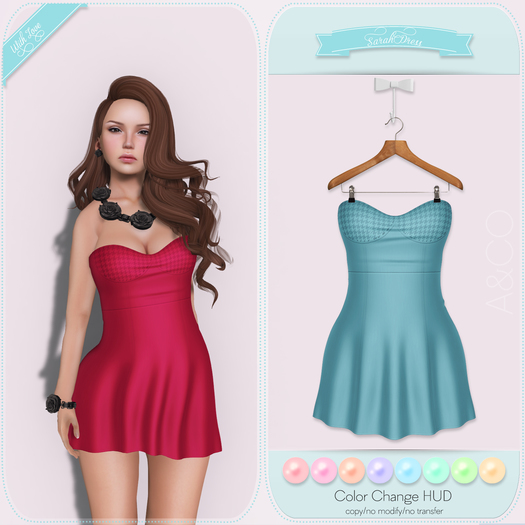 A&CO-Sarah Mini Dress-Lights-All with HUD
