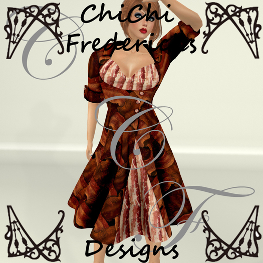 Bacon Rockabilly Dress