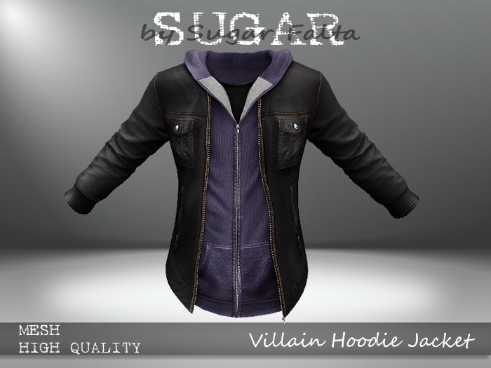 black purple jacket
