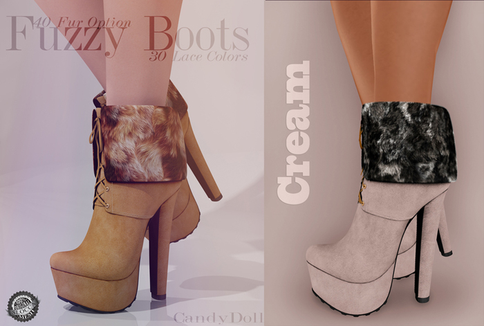 _CandyDoll_ Fuzzy Boot Cream