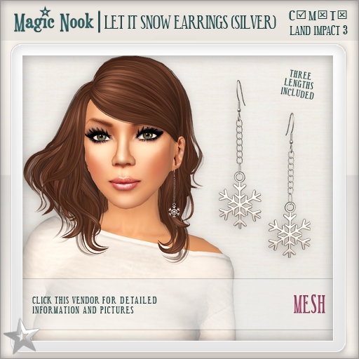 [MAGIC NOOK] Drizzle Earrings (Silver)