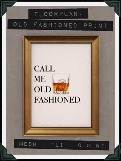 floorplan. old fashioned print [boxed]