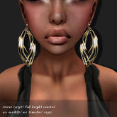 Earring DIR Gold           -RYCA-