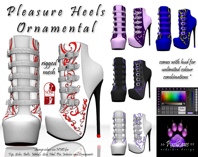 >>PixelPaws<< Pleasure Heels Ornamental DEMO