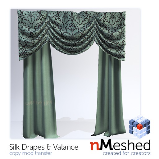 Swag Valance on Rod Creator Pack