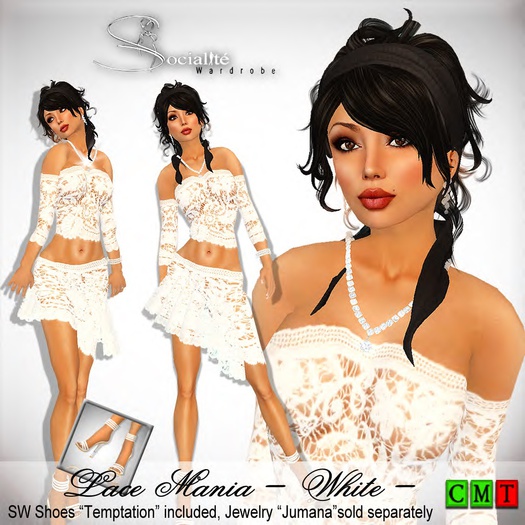 ~*SOW*~ Lace Mania - White - x