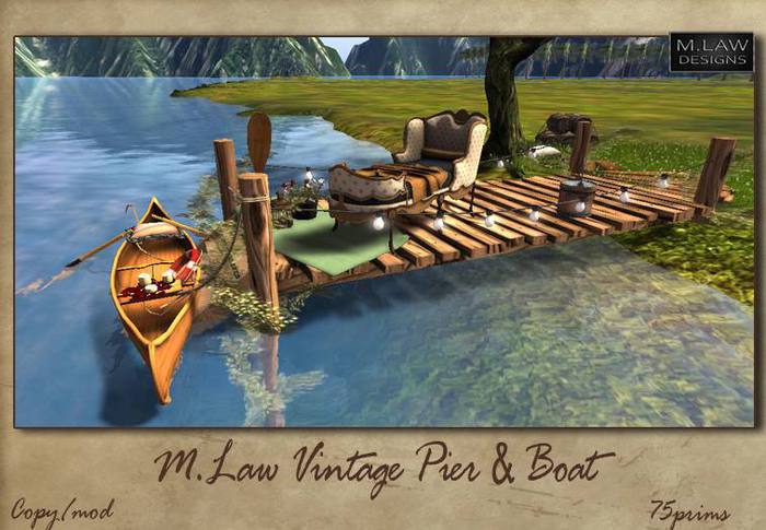 .:M.LAW:. Vintage PIER & Boat Box