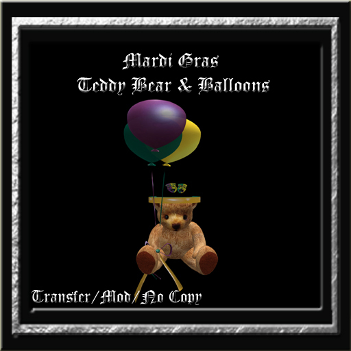 I Love You Teddy Bear & Ballons w/Bonus Bear to hold PK