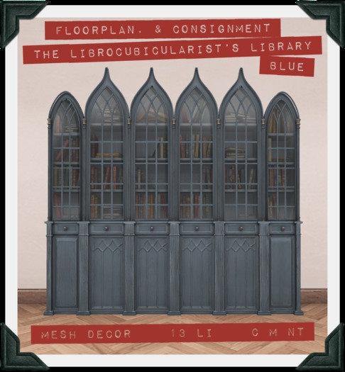 Con&floorplan. The Librocubicularist's Library / Blue [boxed]