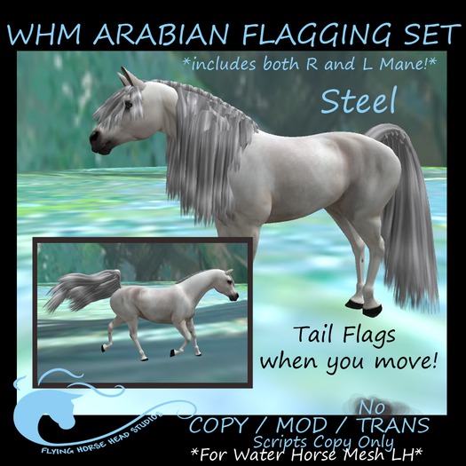 WHM LH Arabian Flagging Set   -Steel-