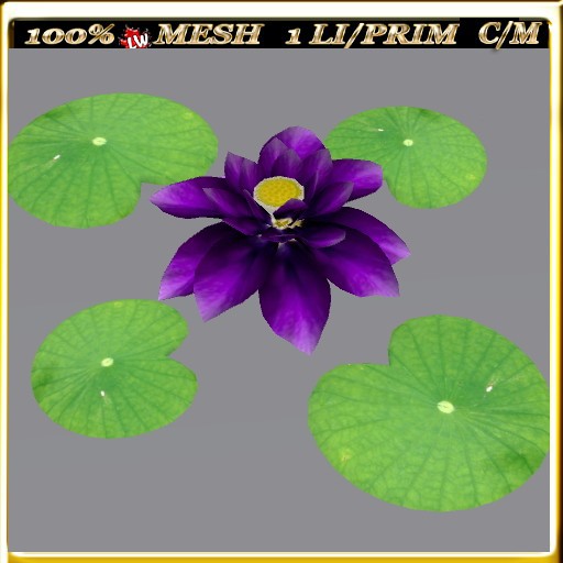 LW_ Lotus Mesh - 8 (1 LI/Prim)