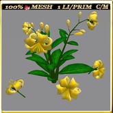 MESH TIGER LILY FLOWERS 12 (1 LI / Prim)