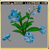 MESH TIGER LILY FLOWERS  (1 LI / Prim)