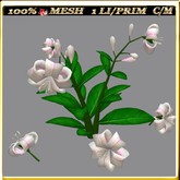 MESH TIGER LILY FLOWERS  (1 LI / Prim)