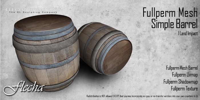 FLECHA Mesh simple barrel fullperm