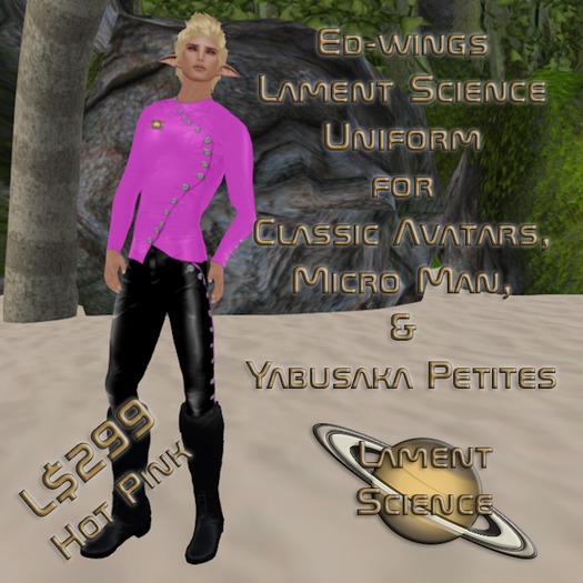 Ed-wings Lament Science Uniform Hot Pink
