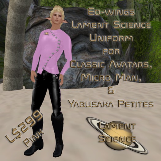Ed-wings Lament Science Uniform Pink
