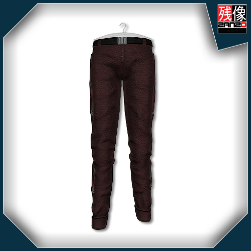 *Zanzo* Hotshot Zipper Pants (Sunset)