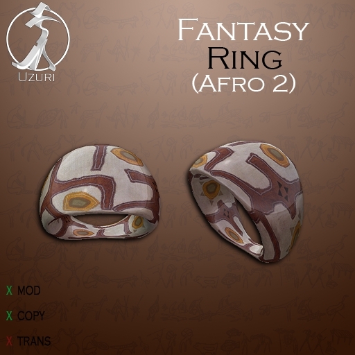 -=UZURI=- Fantasy Ring (Afro II)