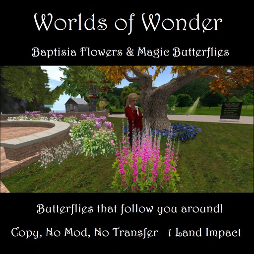 Pink magic Baptisia with butterflies (Boxed)