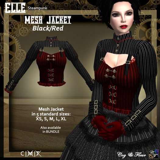 ELLE Mauve Mesh Jacket