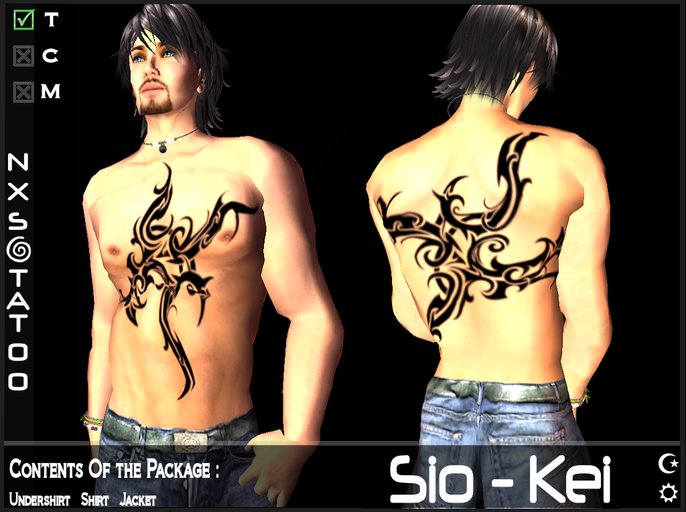 Sio-Key Men Tattoo : : : NXS TATOO : : :