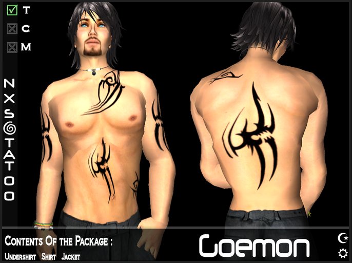 Goemon Men Tattoo : : : NXS TATOO : : :