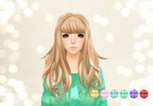 {amiable}Mesh_KURUMI Hair_PASTEL PACK