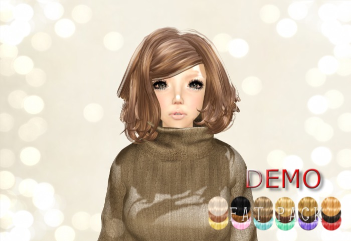 {amiable}Mesh_COCONA Hair_DEMO