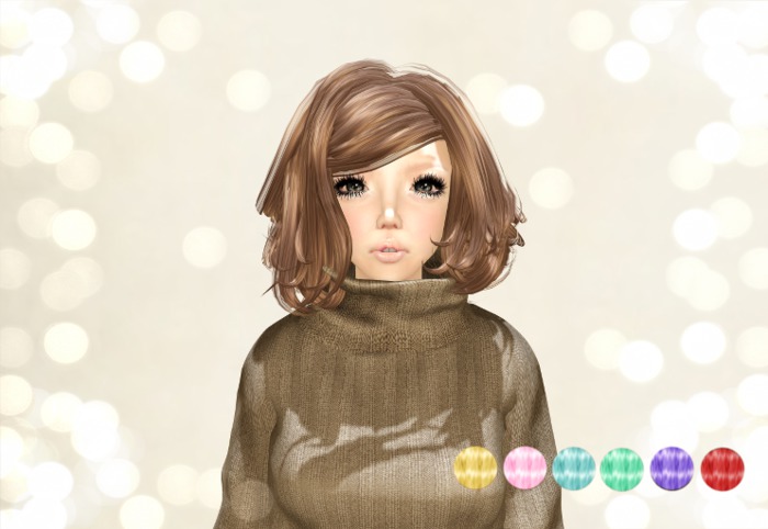 {amiable}Mesh_COCONA Hair_PASTEL PACK