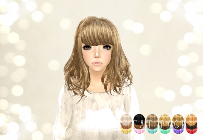 {amiable}Mesh_KIRARA Hair_FAT PACK