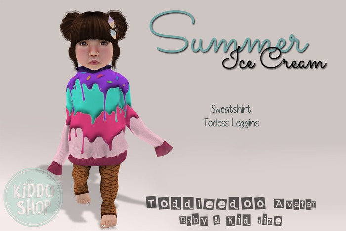 ~TheKiddoShop~ Summer Ice Cream Outfit BOXED